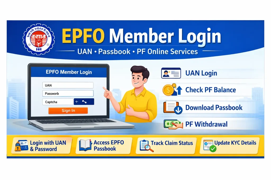 EPFO Member Login interface and services